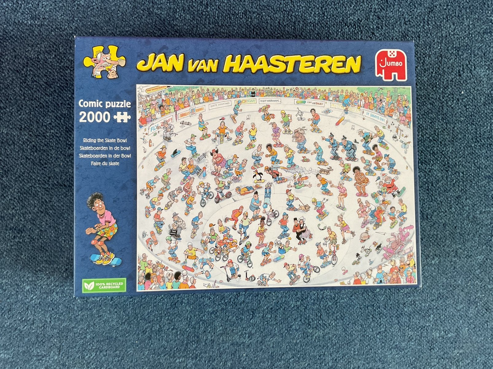 Jan van Haasteren puzzel 2000 st, Hobby en Vrije tijd, Ophalen, Meer dan 1500 stukjes, Zo goed als nieuw
