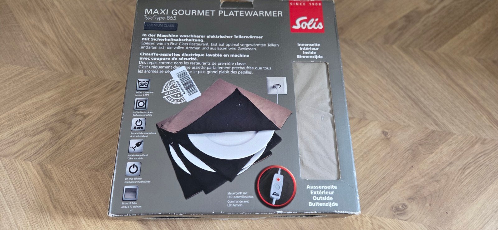Solis Maxi Gourmet Bordenwarmer - Elektrische Tellerwarmer, Ophalen of Verzenden, Zo goed als nieuw