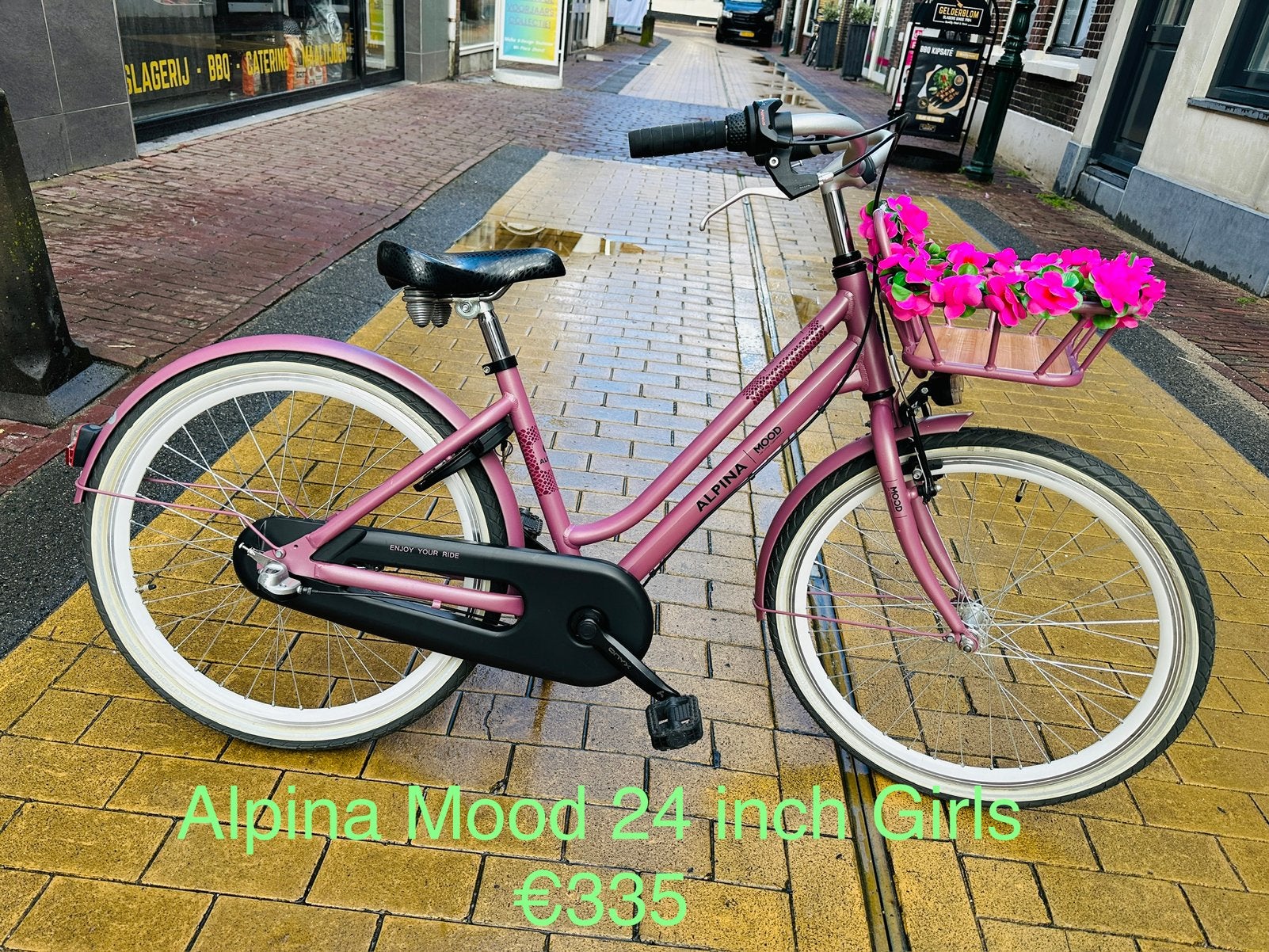 Meisjesfietsen 16 18 20 22 24 26 28 inch. Cortina Alpina, Terugtraprem, 24 inch, Zo goed als nieuw, Handrem