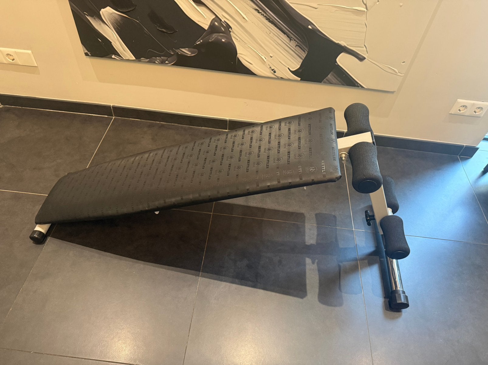Kettler buikspierbank / fitnessbank Zo goed als nieuw, Ophalen, Zo goed als nieuw, Buik, Krachtstation