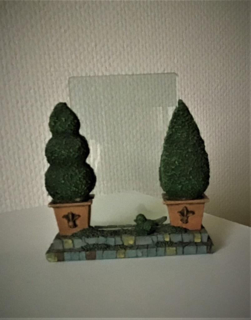 Fotolijsten "Garden" met conifeertjes en buxus vogels, Ophalen of Verzenden, Zo goed als nieuw