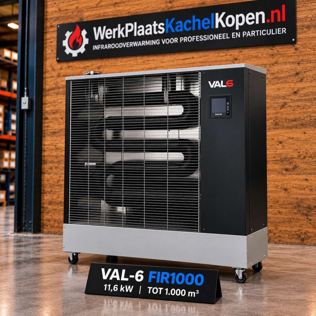 VAL6 Infrarood Verwarming Heater Kachel op diesel