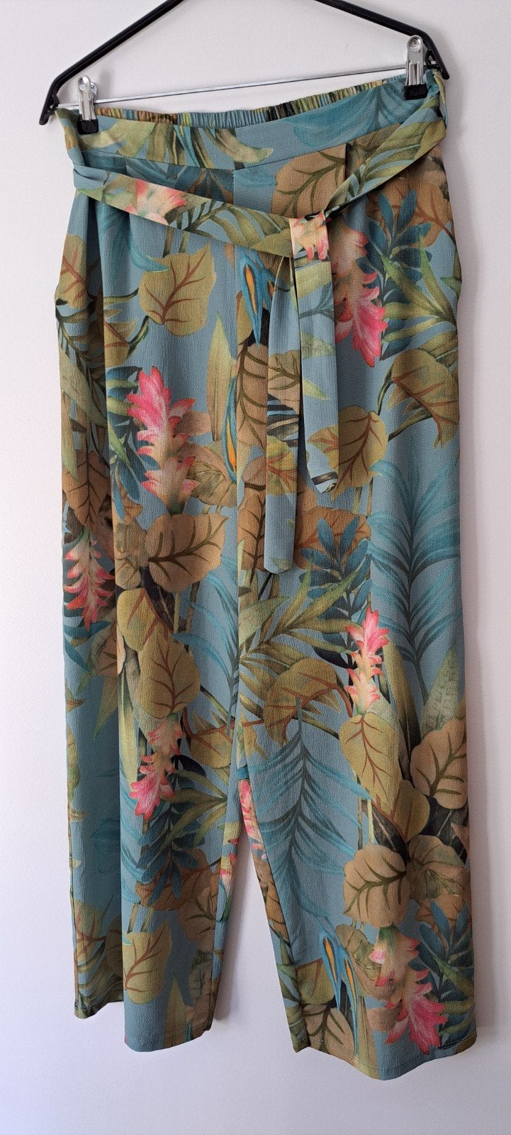 FOS Amsterdam Tropische Print Broek Maat M, Meerkleurig, Maat 42/44 (L), FOS Amsterdam, Ophalen of Verzenden