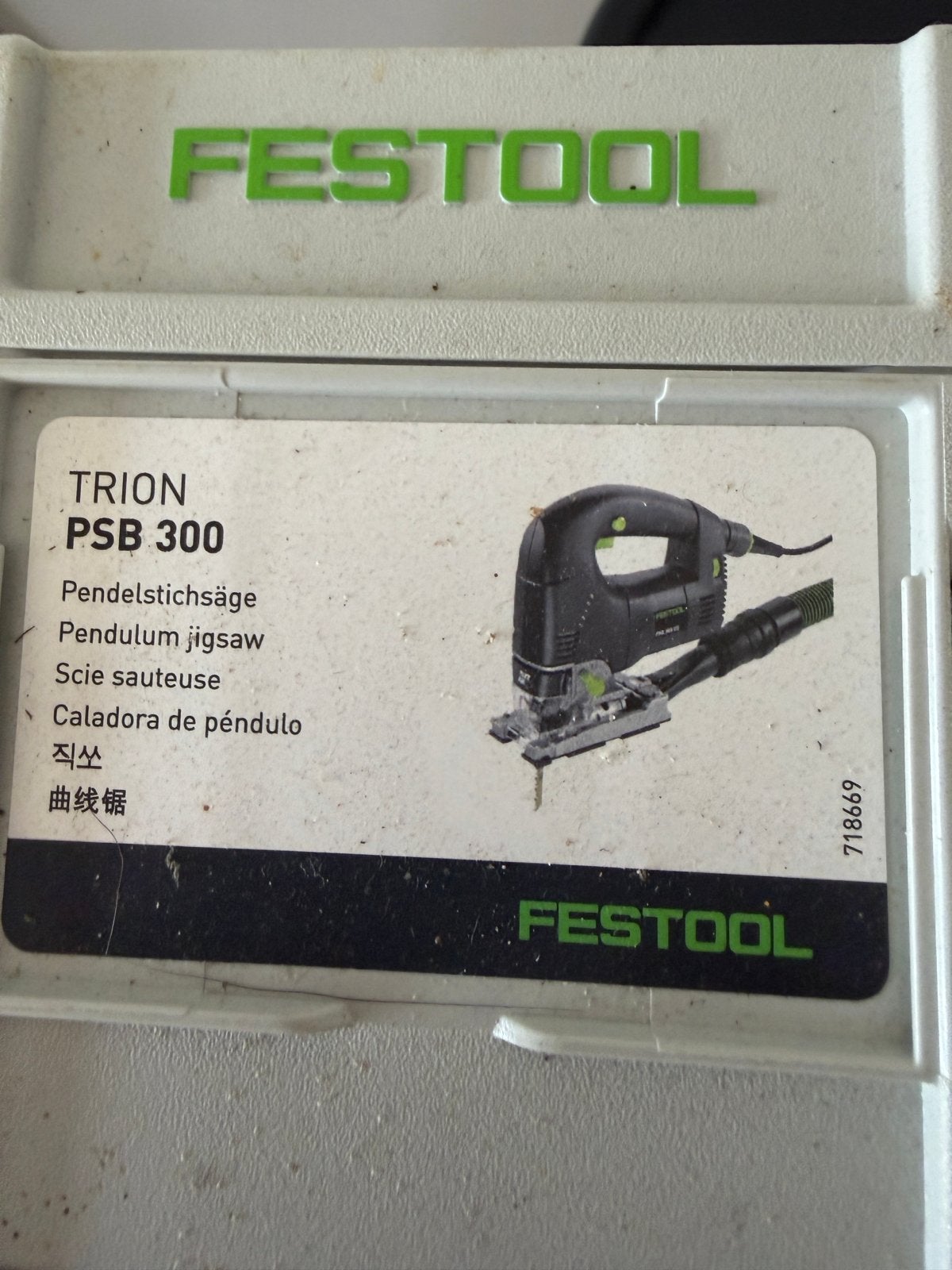 Festool Trion PSB 300 EQ-Plus Pendelstichzaag - Nieuw met bo, Ophalen, Decoupeerzaag, Nieuw, 600 tot 1200 watt