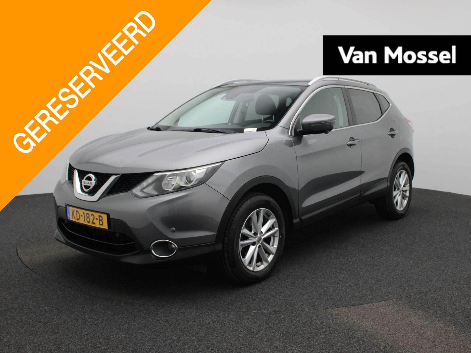 Nissan Qashqai 1.2 N-Connecta | Airco | Achteruitrijcamera |, Auto's, Voorwielaandrijving, 12 maanden, Stof, Gebruikt
