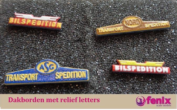 Fenix Scale Models dakborden, Hobby en Vrije tijd, Modelauto's | 1:50, Nieuw, Bus of Vrachtwagen, Overige merken, Ophalen of Verzenden