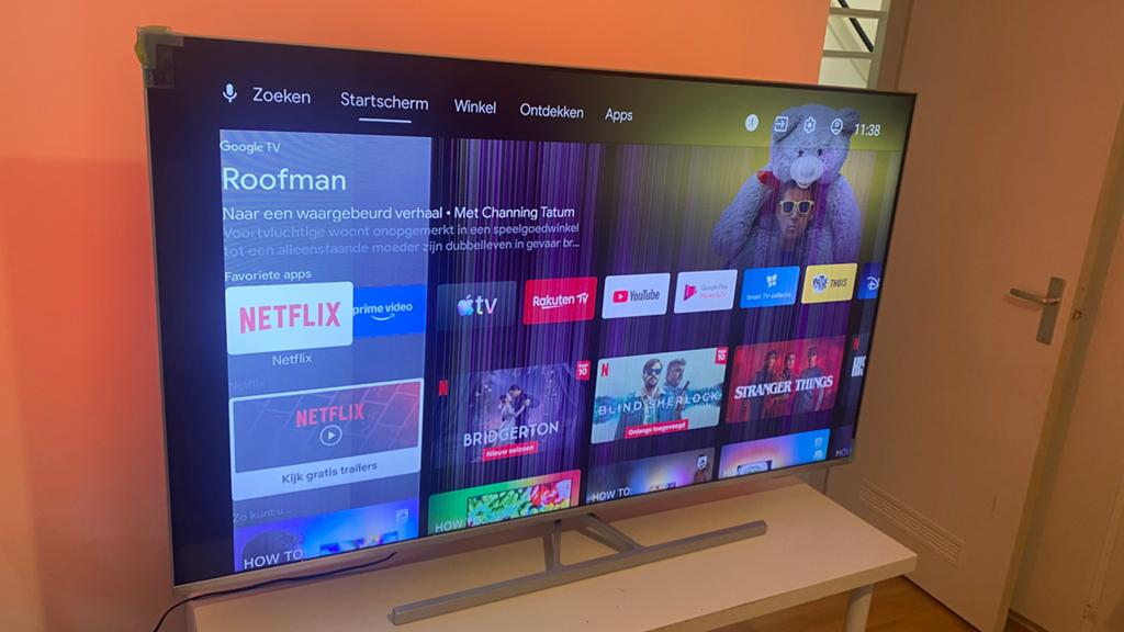 Philips ambi android 58inch led tv, Philips, 50 Hz, Ophalen of Verzenden, Zo goed als nieuw