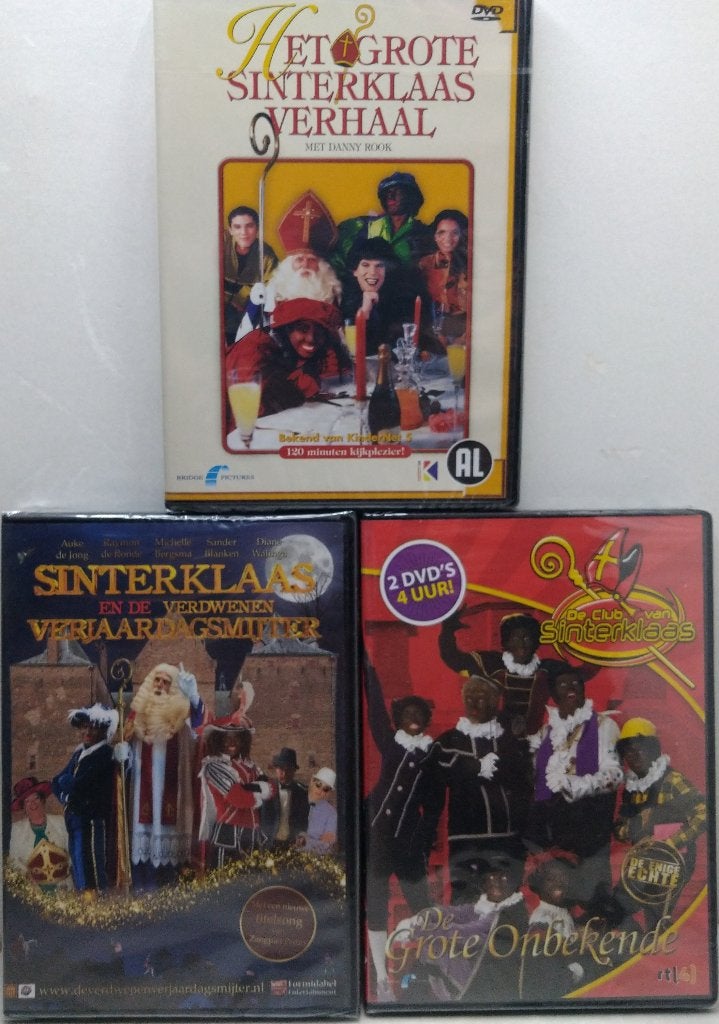 3, Het grote Sinterklaas verhaal Verjaardagsmijter, +1, Cd's en Dvd's, Alle leeftijden, Overige genres, Nieuw in verpakking, Ophalen of Verzenden