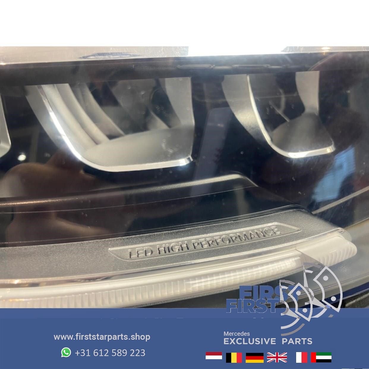 W253 C253 FACELIFT GLC HP LED KOPLAMP RECHTS Mercedes 2018-2, Auto-onderdelen, Verlichting, Gebruikt, -, Ophalen of Verzenden