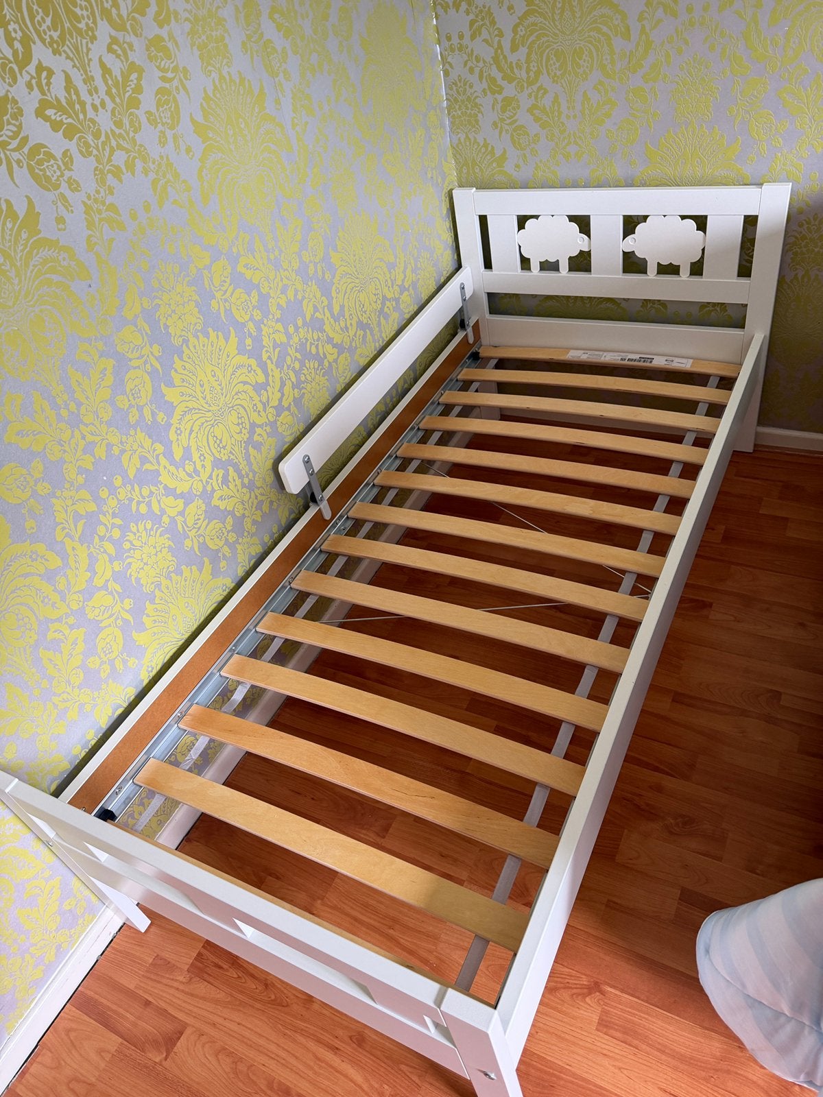 Ikea kinderbed, Ophalen, 70 tot 85 cm, 140 tot 160 cm, Zo goed als nieuw