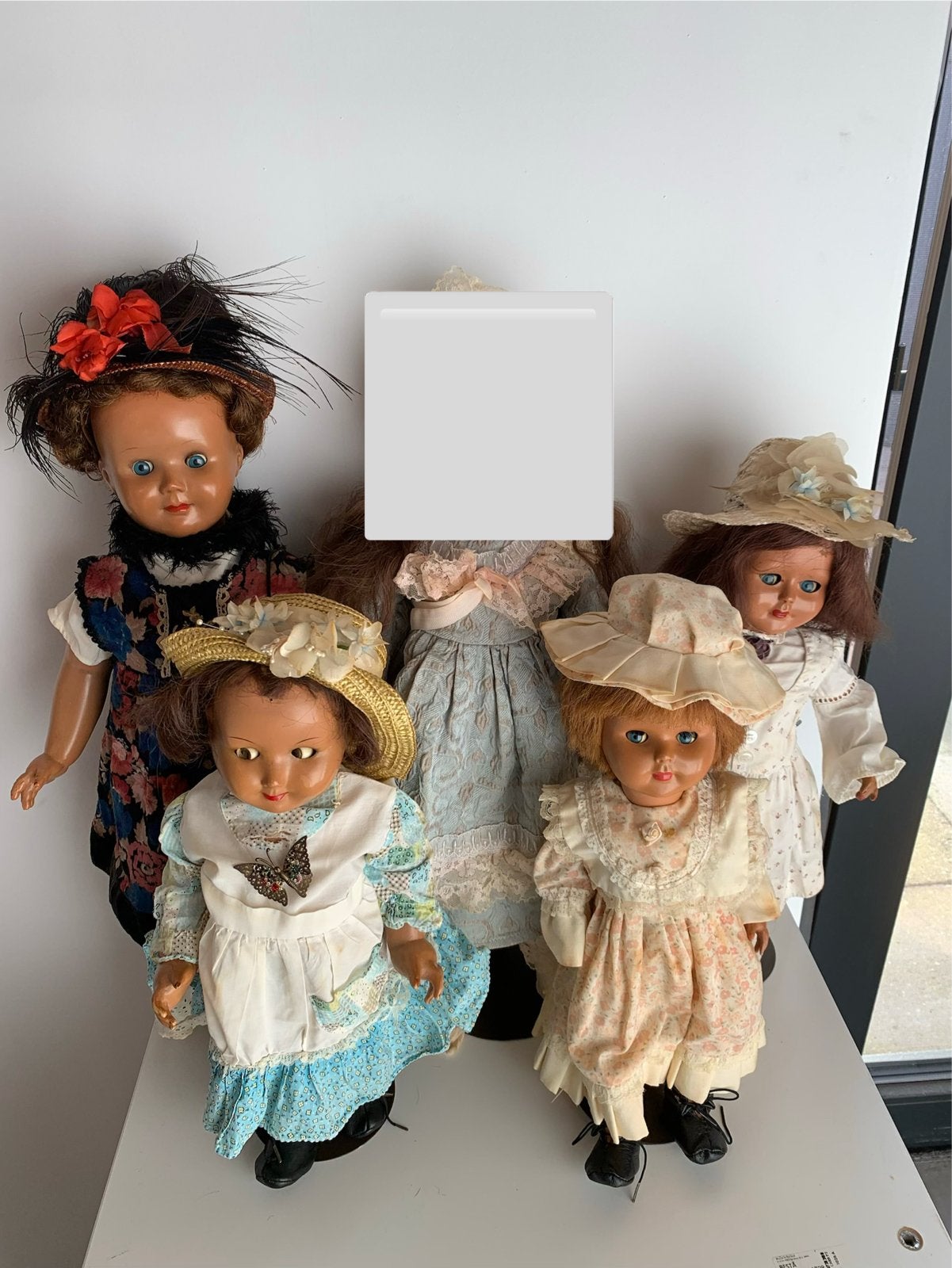 Oude poppen van mijn moeder, met en zonder kleding, Verzamelen, Ophalen, Gebruikt, Pop