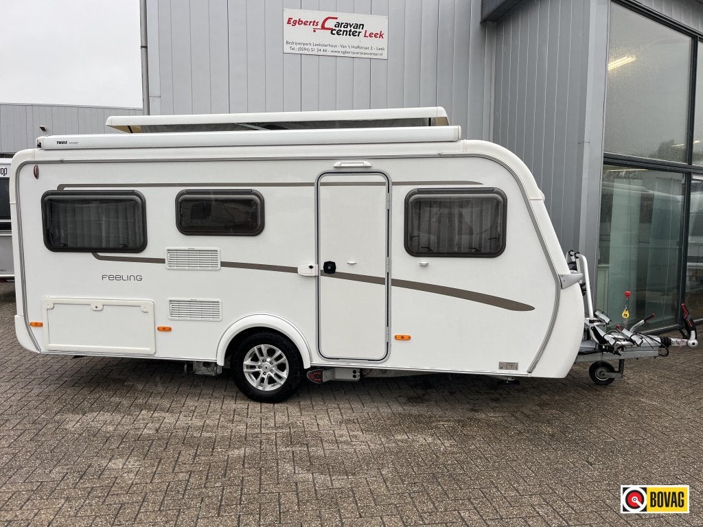 Eriba Feeling 425 Mover/Thule luifel/Airco, Standaardzit, Bedrijf, Eriba, Fietsenrek