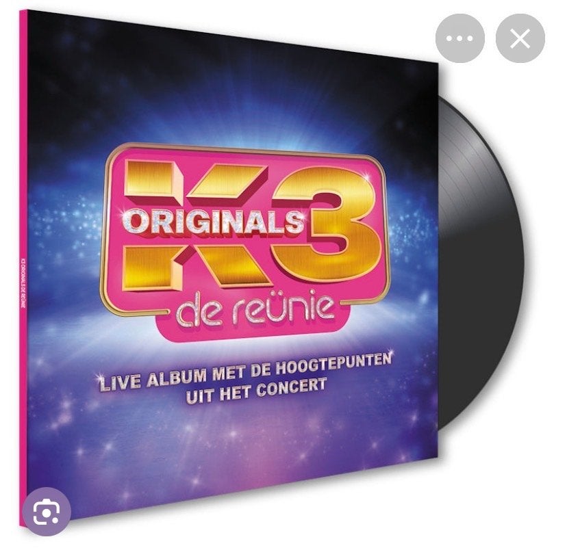 K3 Originals De Reünie - Live Album LP GEZOCHT, Cd's en Dvd's, Vinyl | Pop, LP, Pop, Ophalen of Verzenden, Zo goed als nieuw