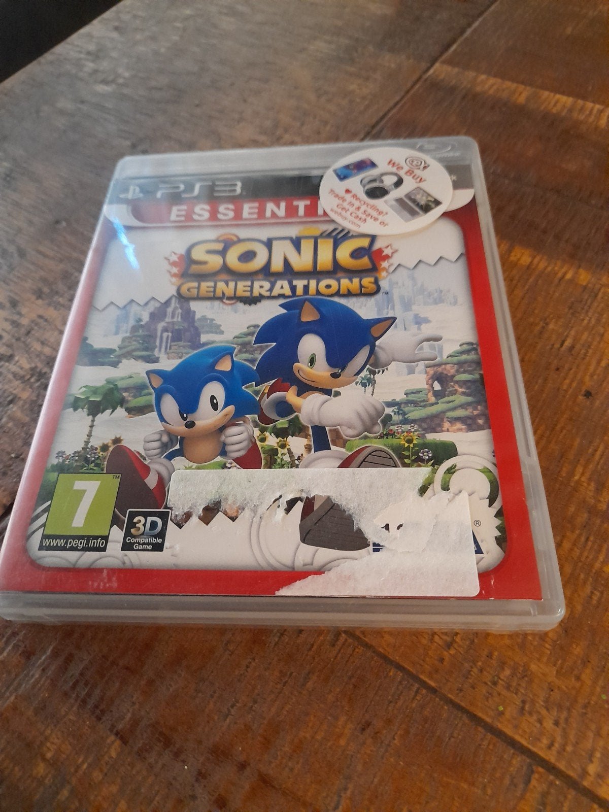 Sonic generations, Avontuur en Actie, 1 speler, Ophalen of Verzenden, Zo goed als nieuw