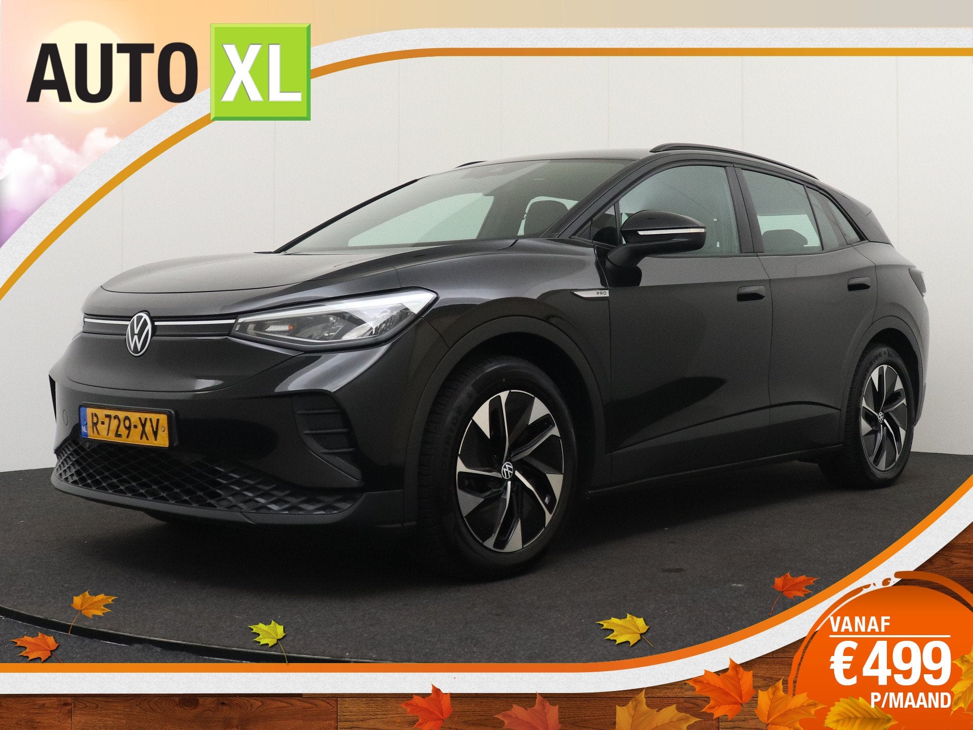 Volkswagen ID.4 Pro 77 kWh (95% SOH) Adapt. Cruise Carplay S, Auto's, Automaat, Dealer onderhouden, Gebruikt, Zwart