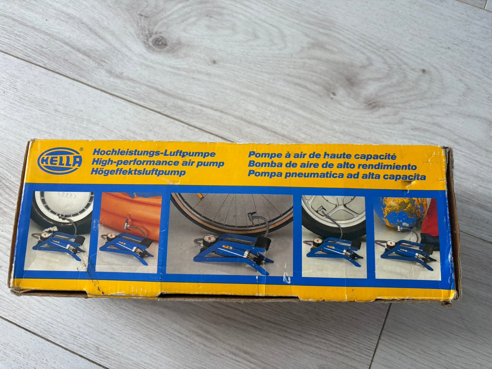 Hella voetpomp, Ophalen, Zo goed als nieuw