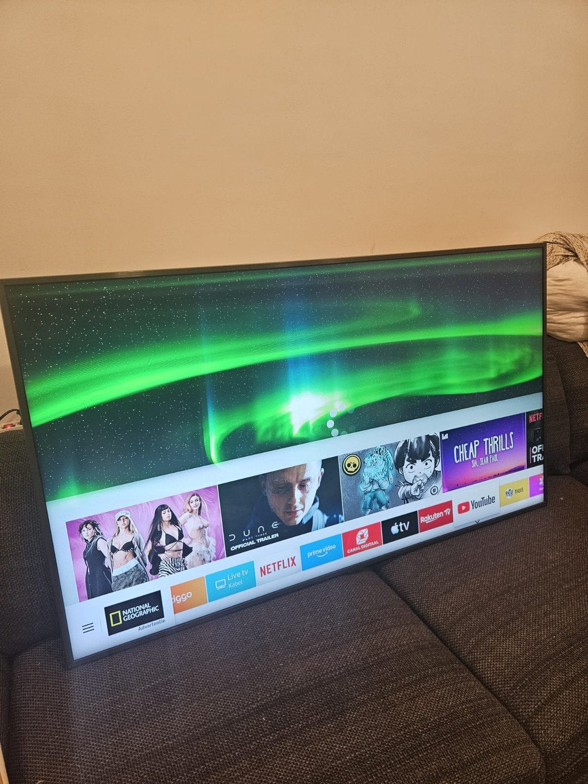 Premium Samsung 55 Inch Smart Tv 100 Hz, Ophalen of Verzenden, Zo goed als nieuw