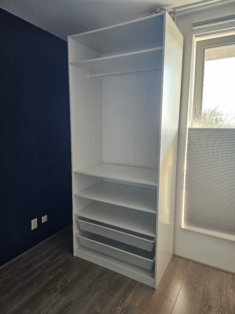 Pax kast ikea wit, Ophalen, Gebruikt, 100 tot 150 cm, 50 tot 75 cm