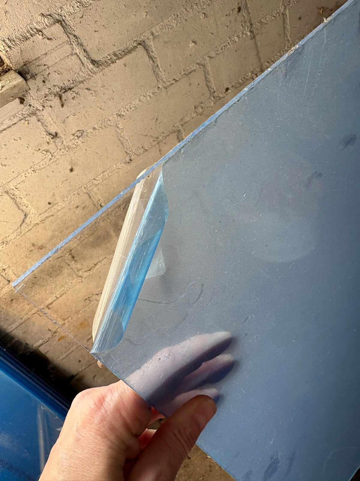 Plexi glas  100x70 cm met beschermfolie, Doe-het-zelf en Verbouw, Glas en Ramen, Ophalen, Minder dan 80 cm, 80 tot 120 cm, Nieuw