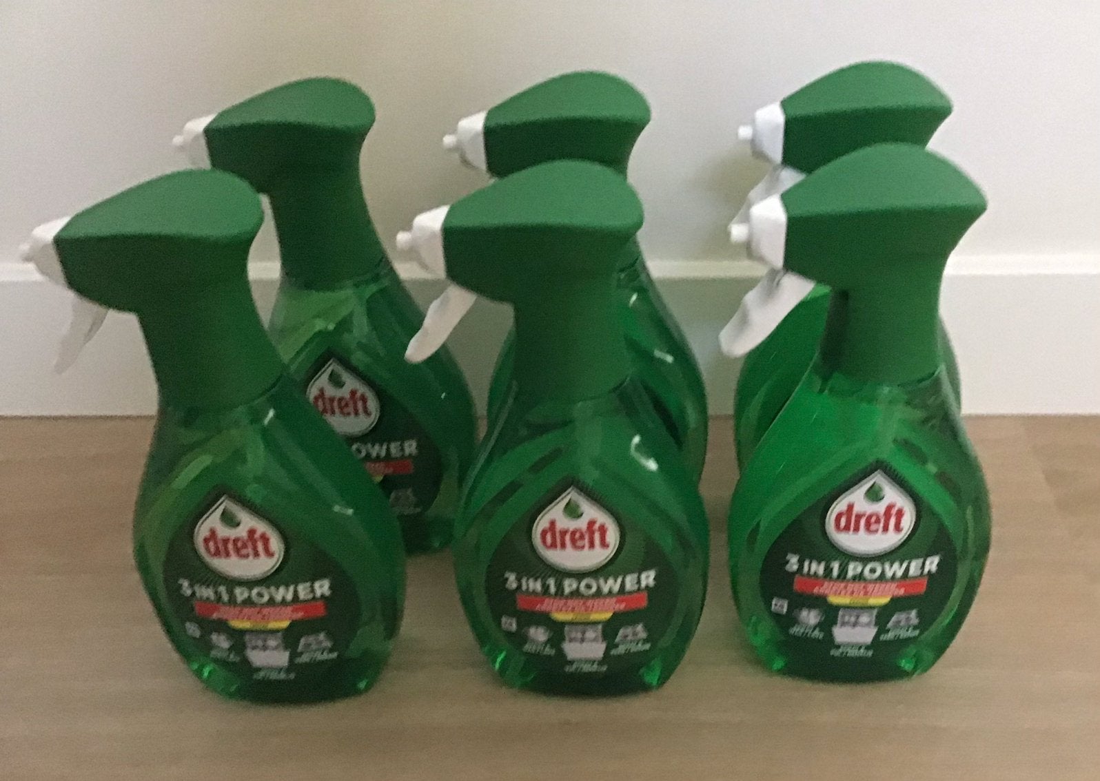 6 flessen Dreft 3-in-1 power spray citroen (nieuw), Ophalen of Verzenden, Schoonmaakmiddel