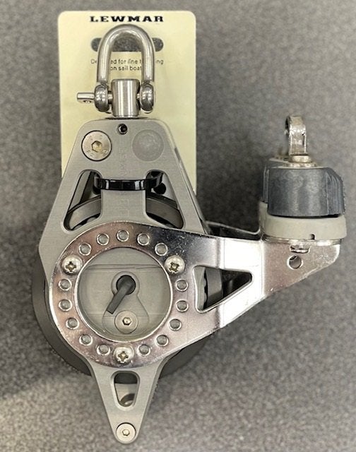 Lewmar gelagerd blok 80mm schijf met klem en hondsvot