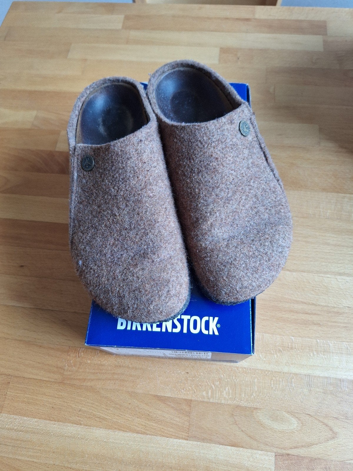 Birkenstock sloffen mt 39, Bruin, Ophalen of Verzenden, Pantoffels of Sloffen, Gedragen