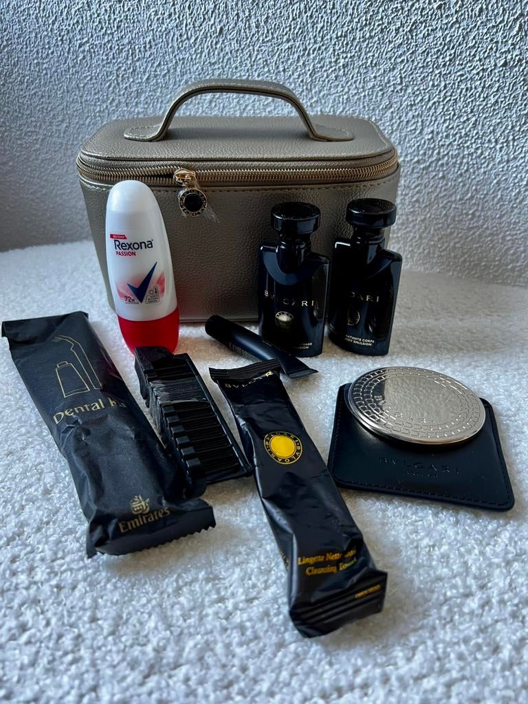 Emirates First class Bvlgari kit dames nieuw, Ophalen of Verzenden, Zo goed als nieuw