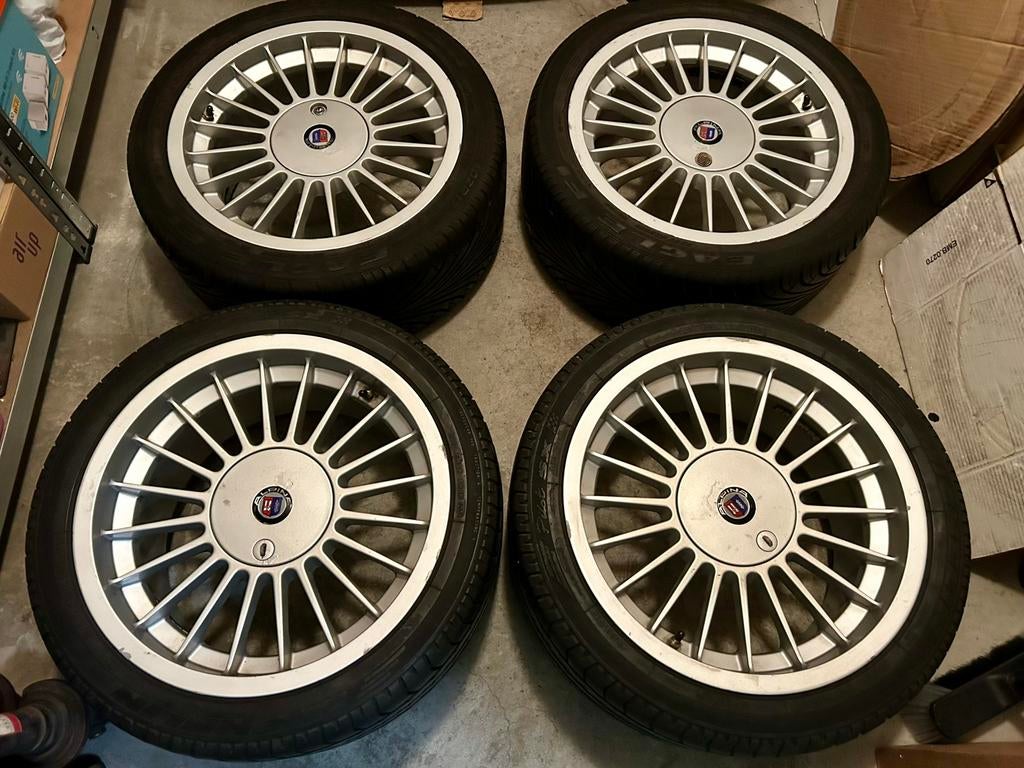 17 inch Alpina 8J / 9J breedset BMW E30 M3 E36 B8 E46, Ophalen, Gebruikt, BMW