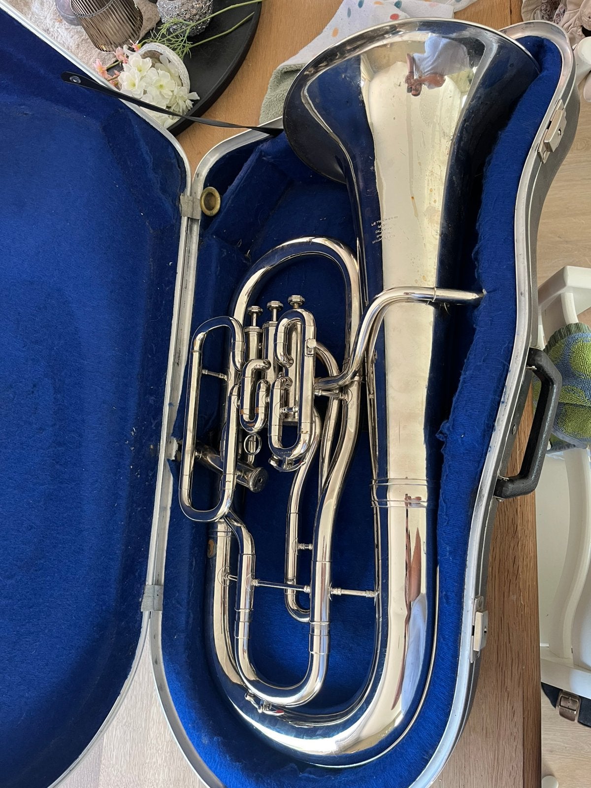 Euphonium Persy Bruxelles, Ophalen, Zo goed als nieuw, Euphonium of Tenortuba, Met koffer of draagtas