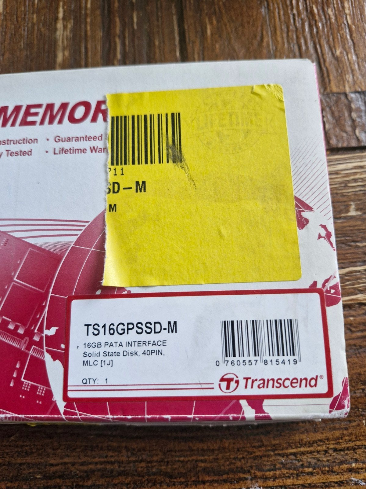 Transcend TS16GPSSD-M 16GB PATA SSD, Computers en Software, Intern, PATA, Server, SSD