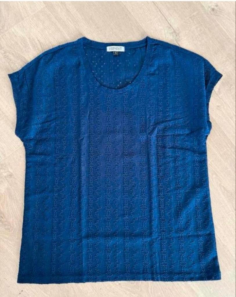 True spirit blauw t-shirt maat L, Ophalen of Verzenden, Zo goed als nieuw, Maat 42/44 (L), Blauw