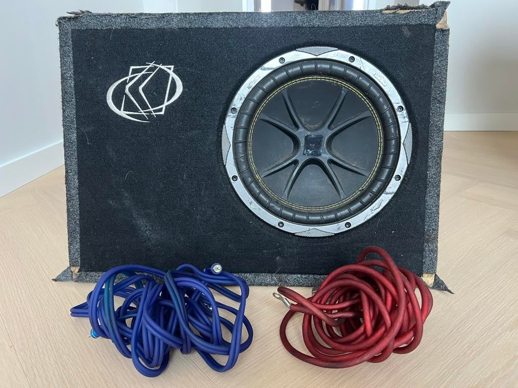 Kicker Subwoofer met JBL Versterker en Soundstream Condensat, Ophalen, Gebruikt
