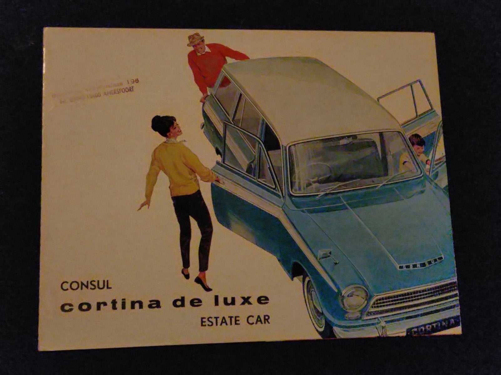 Zeldzame Ford Consul Cortina de Luxe Estate Car Brochure, Verzenden