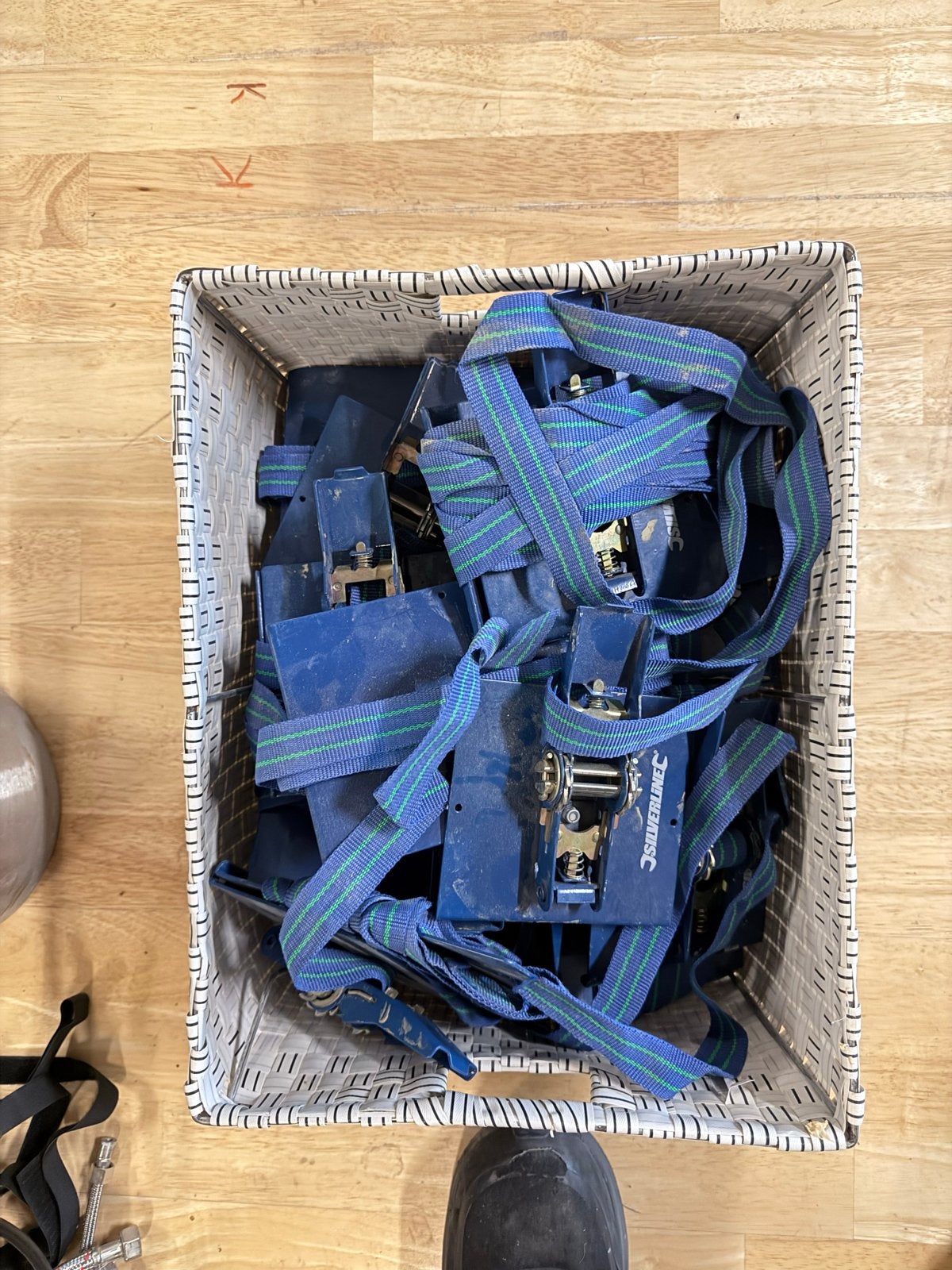 Parket spanbanden - 10 stuks, Ophalen, Gebruikt