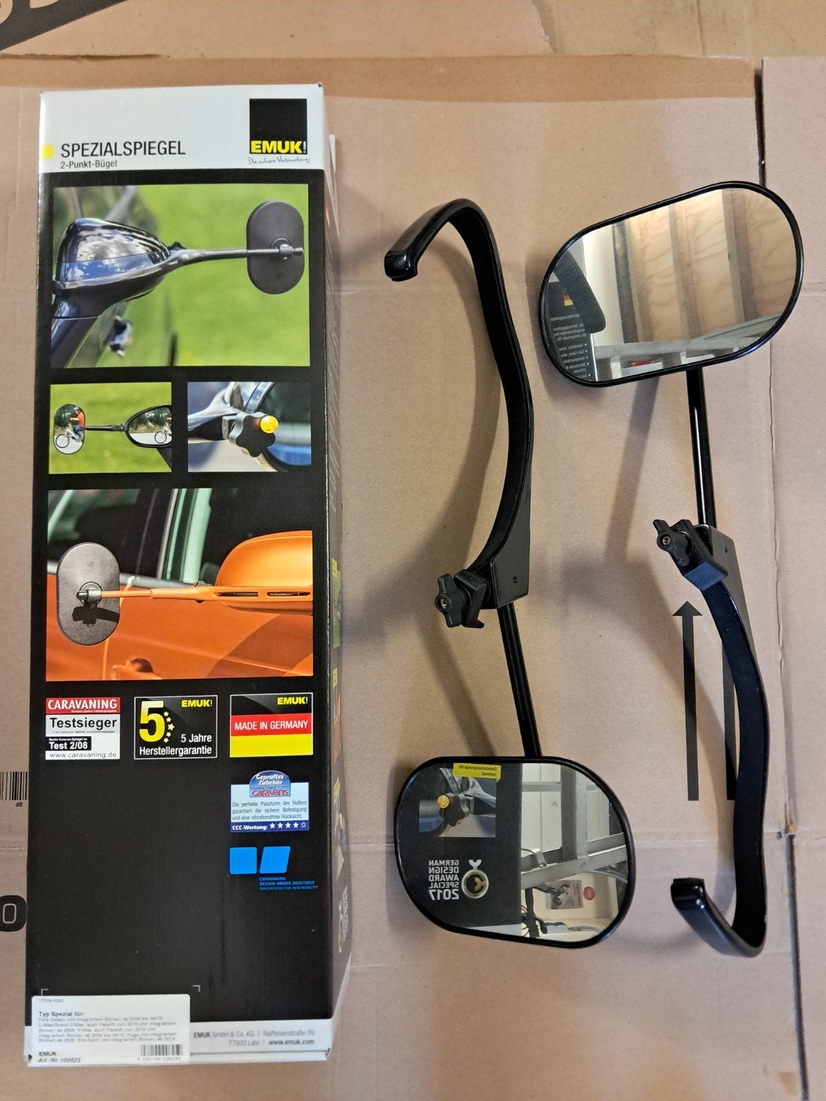 EMUK Speciale Spiegels voor Ford Galaxy, C-Max, S-Max, Kuga, Ophalen of Verzenden, Gebruikt, Ford