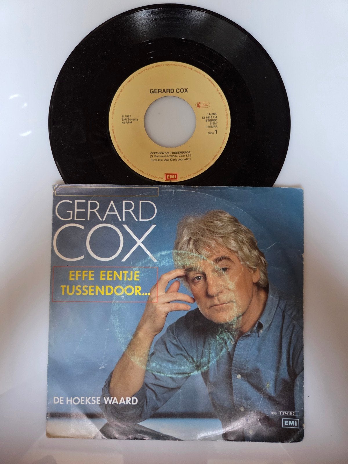 Gerard Cox - Effe eentje tussendoor, Ophalen of Verzenden, Gebruikt, 7 inch, Nederlandstalig
