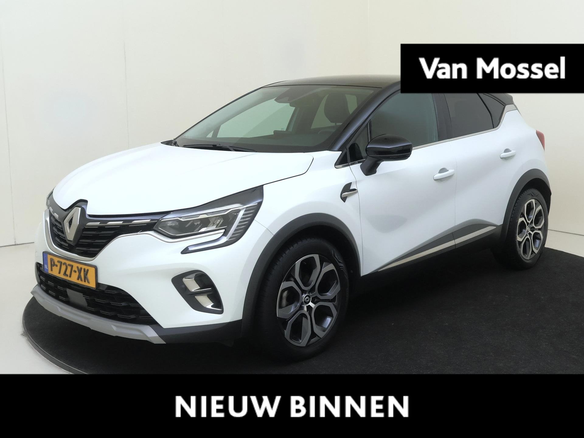 Renault Captur 1.3 TCe 140 Intens | AUTOMAAT | Navigatie | C, Gebruikt, 4 cilinders, Leder en Stof, Wit