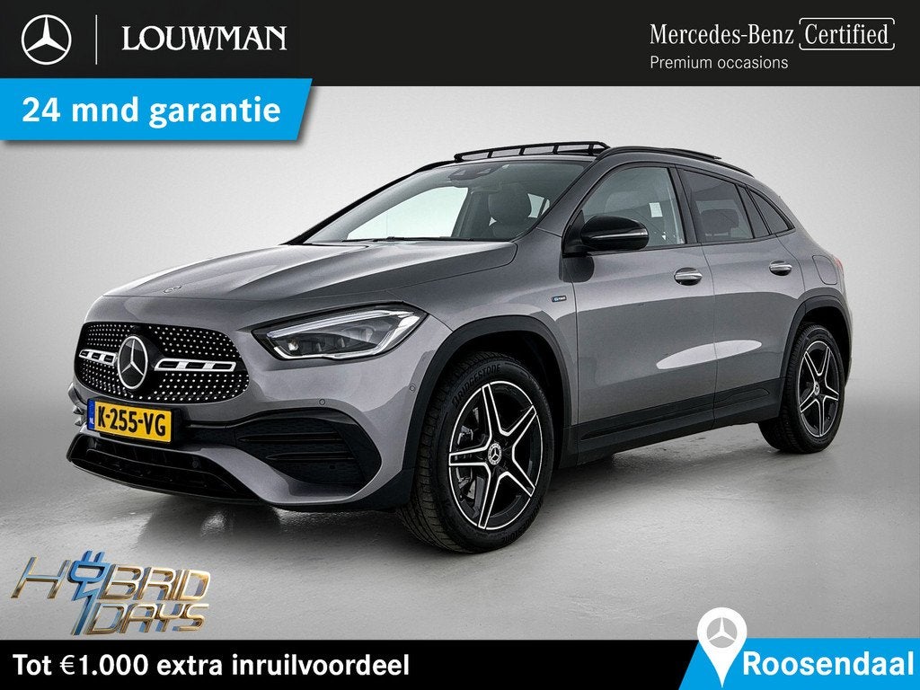 Mercedes-Benz GLA 250 e AMG Nightpakket | Panoramadak | Dist, 12 maanden, 15 kWh, Automatische klimaatregeling, Bedrijf