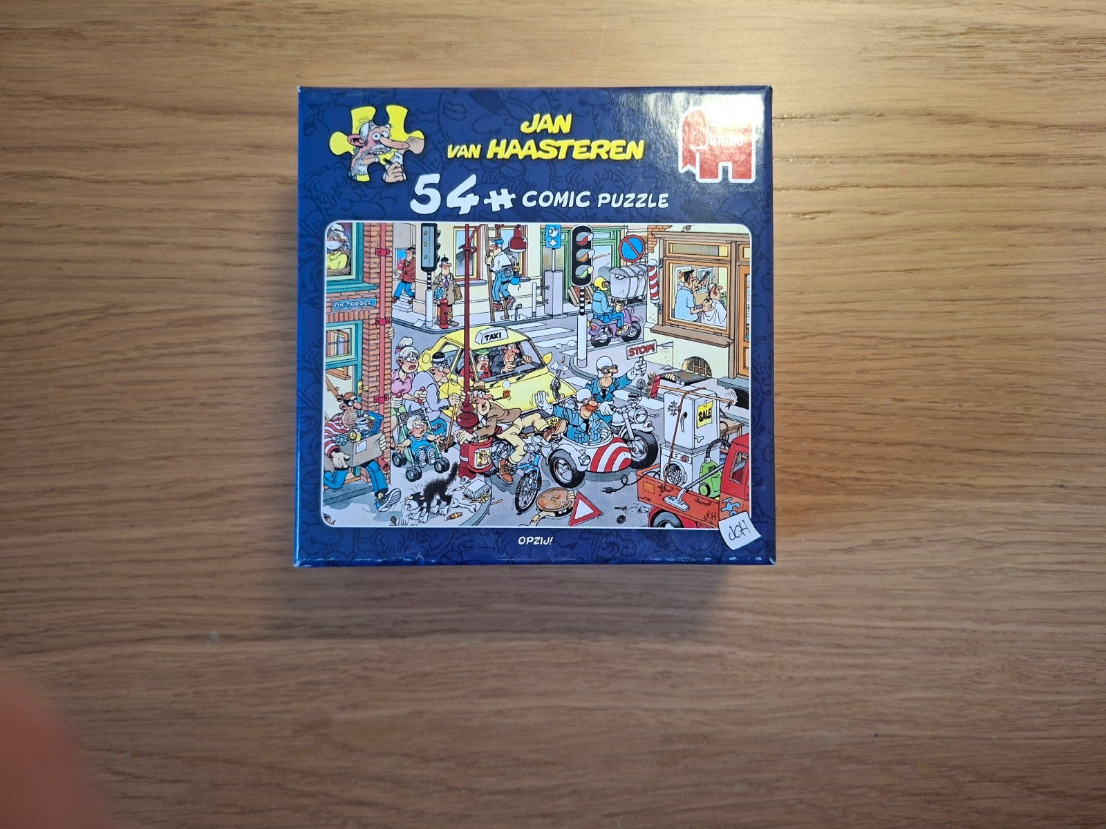 Jan van Haasteren - opzij! - 54 stukjes, Ophalen, Minder dan 500 stukjes, Zo goed als nieuw, Legpuzzel