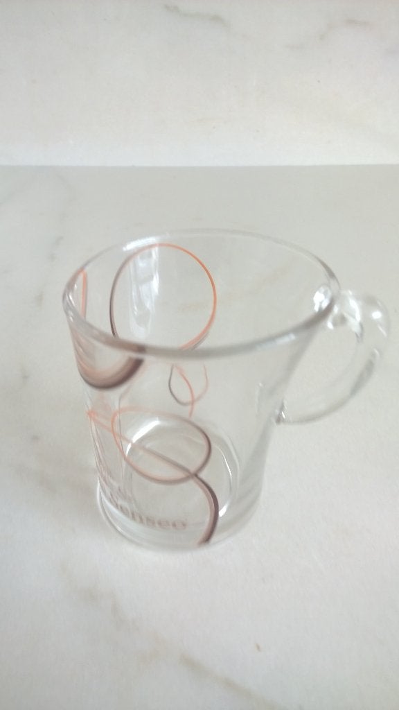 Vintage :Douwe Egberts glas, Verzamelen, Glas en Borrelglaasjes, Ophalen of Verzenden, Zo goed als nieuw, Overige typen