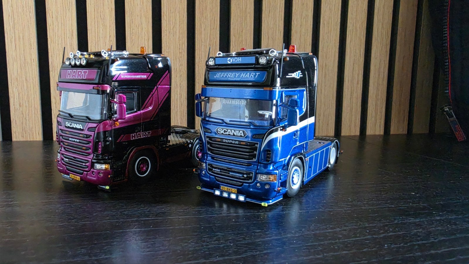 Scania S730 Jeffrey Hart model set, Hobby en Vrije tijd, Verzenden, Zo goed als nieuw, Bus of Vrachtwagen, Tekno