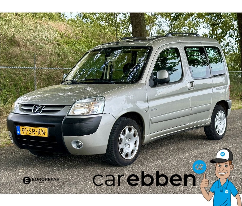Peugeot Partner mpv 1.6-16V Zenith 4 | Airco | Glazen dak |, Auto's, Peugeot, Gebruikt, Origineel Nederlands, Bedrijf, Handgeschakeld