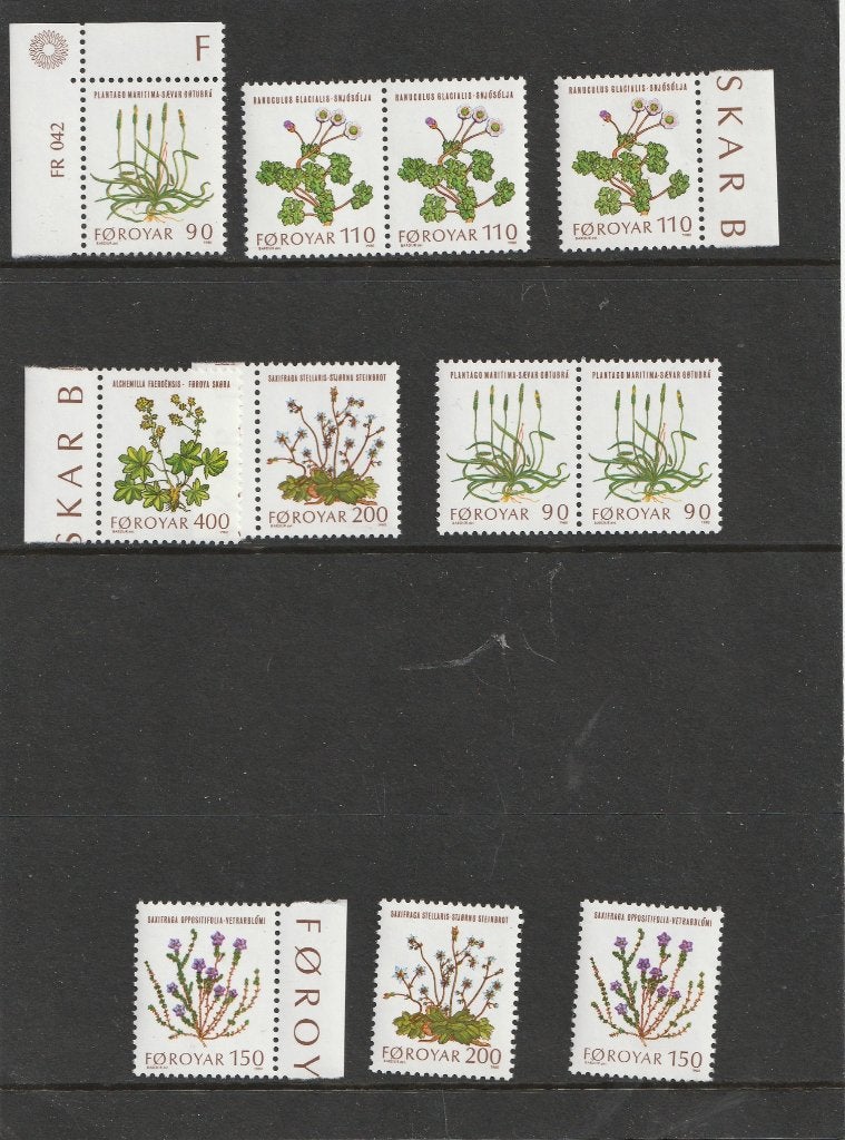 Verzameling Faroer1975-1982. Zie afbeeldingen. lees., Ophalen of Verzenden, Buitenland
