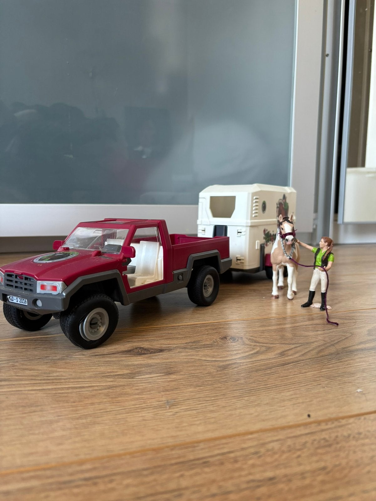 Schleich trailer set, Verzamelen, Ophalen of Verzenden, Gebruikt