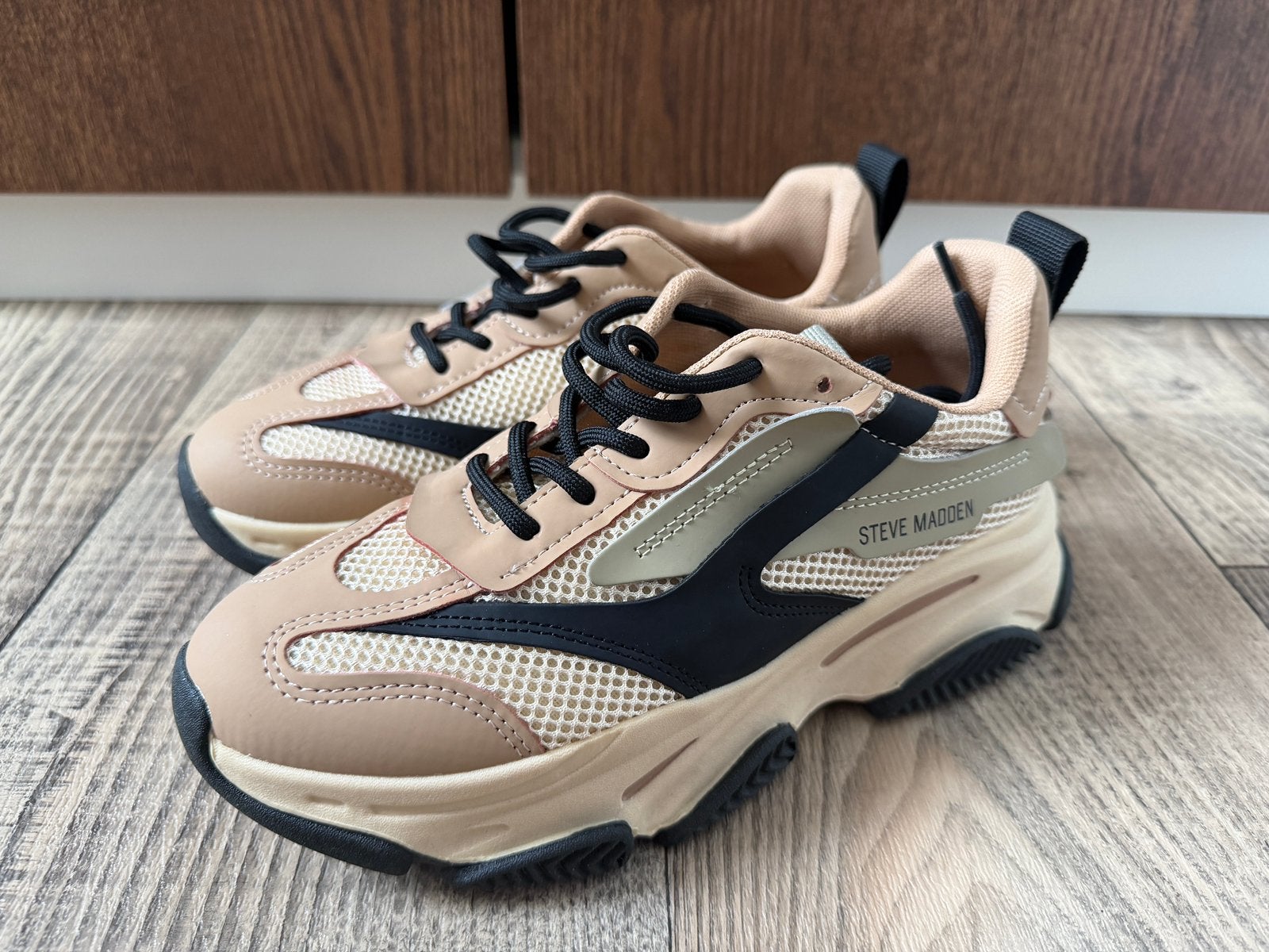Steve Madden sneaker - bruin - maat 35, Ophalen, Bruin, Sneakers of Gympen, Zo goed als nieuw
