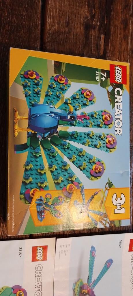 Lego 31157 creator pauw, Ophalen of Verzenden, Zo goed als nieuw