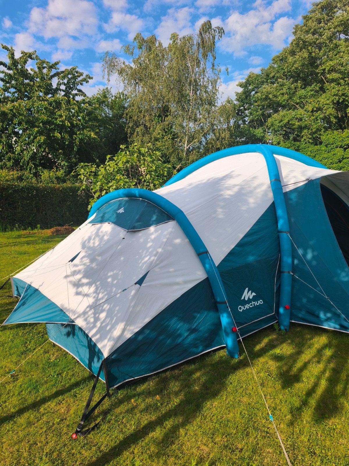 Quechua Air Seconds 8.4 Fresh & Black 8-persoons tent, Ophalen, Gebruikt, Meer dan 6