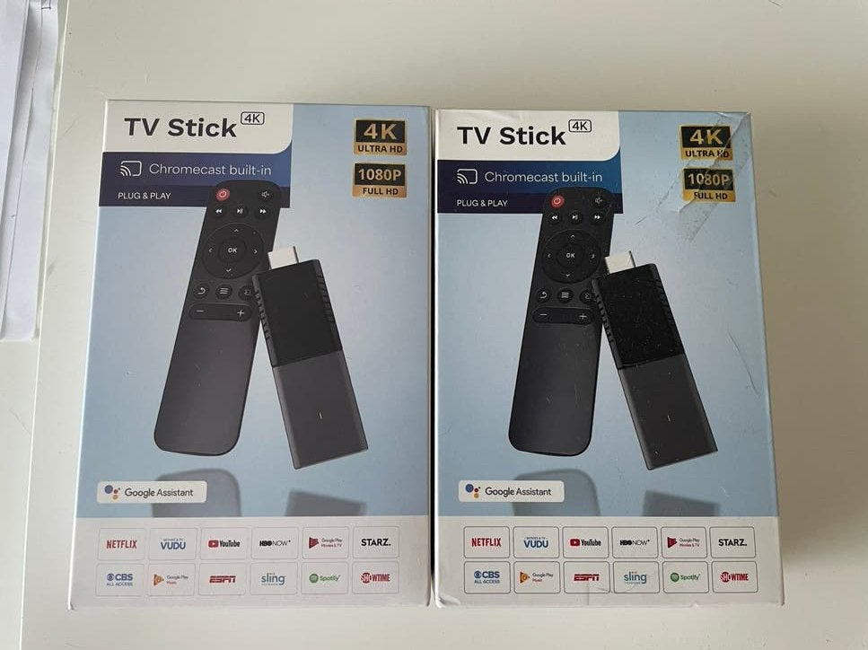 Z.g.a.n. Android TV Stick 4K met Chromecast en Full HD, Ophalen of Verzenden, Zo goed als nieuw, HDMI, Zonder harde schijf