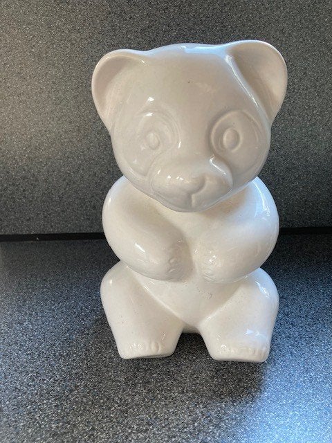 wit keramiek beeld  BEER / PANDA, Ophalen of Verzenden, Zo goed als nieuw, Dier