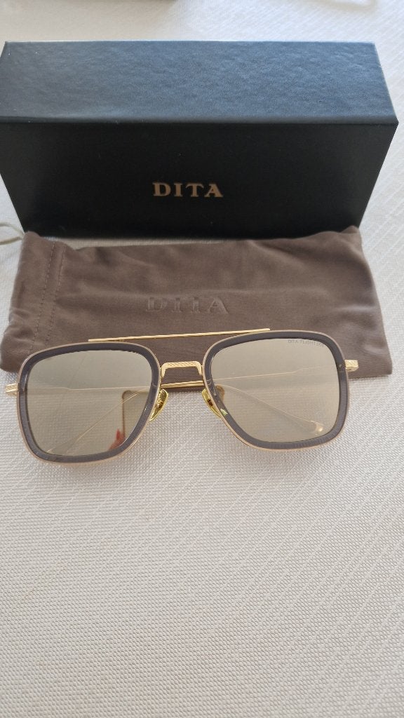 Dita Flight 006 Zonnebril NIEUW, Overige merken, Zonnebril, Bruin, Verzenden